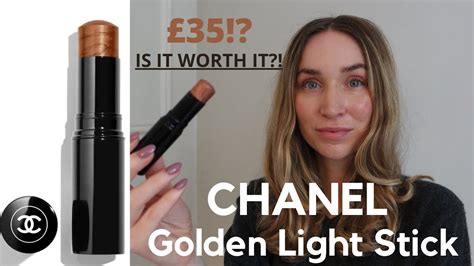 chanel golden light glow stick